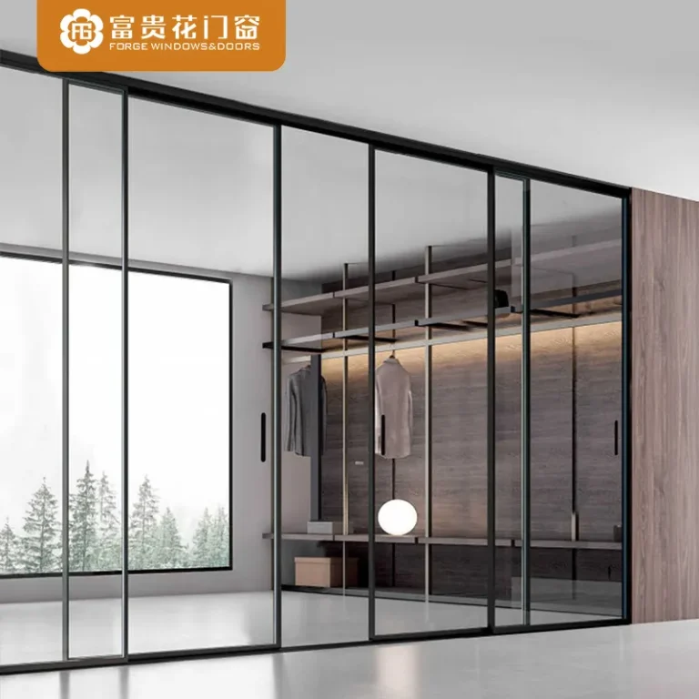 Five-Panel Linked Suspended Sliding Door