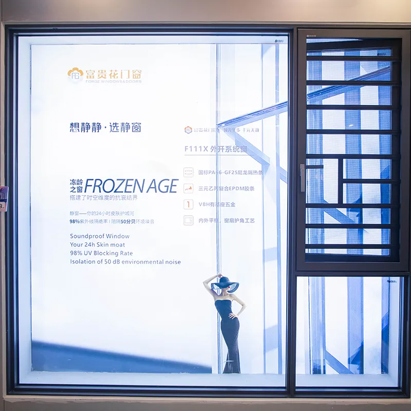 F111X Integrated Screen Outward Casement Window