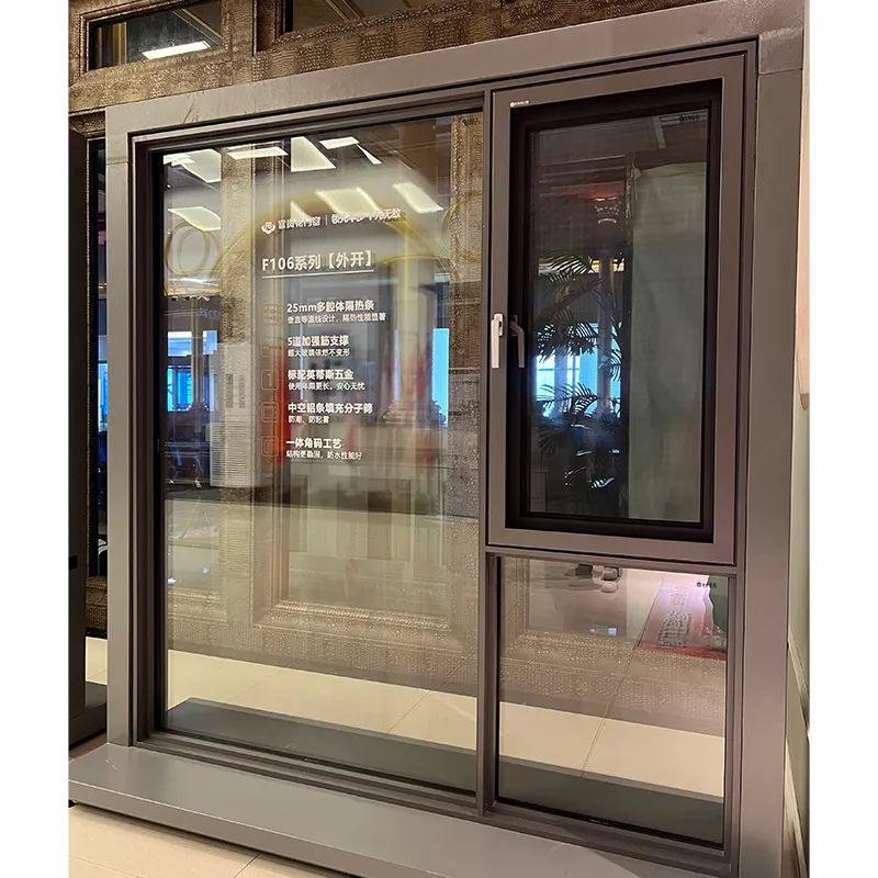 F106 Integrated Screen Outward Casement Window