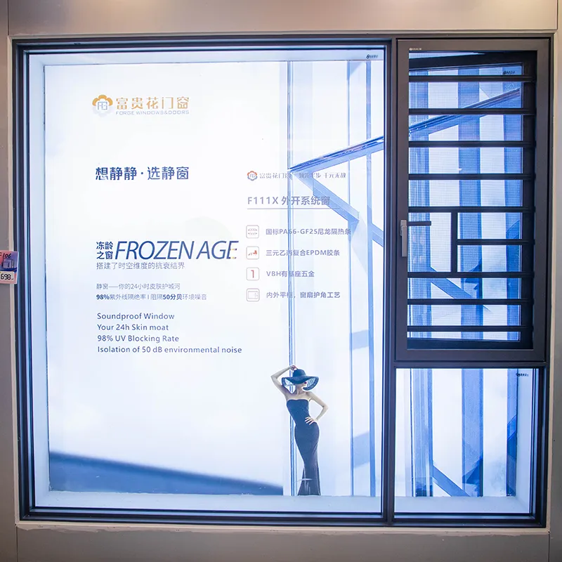 F111X Integrated Screen Outward Casement Window