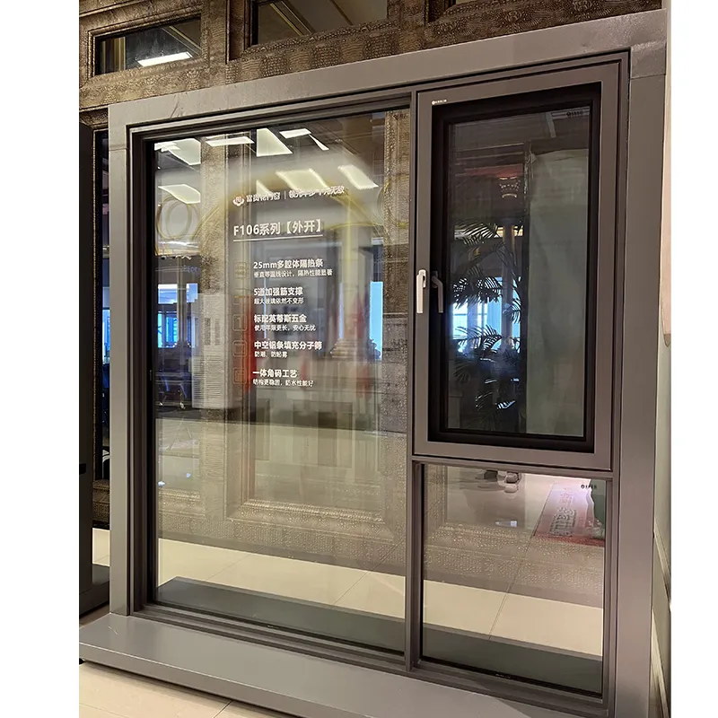 F106 Integrated Screen Outward Casement Window