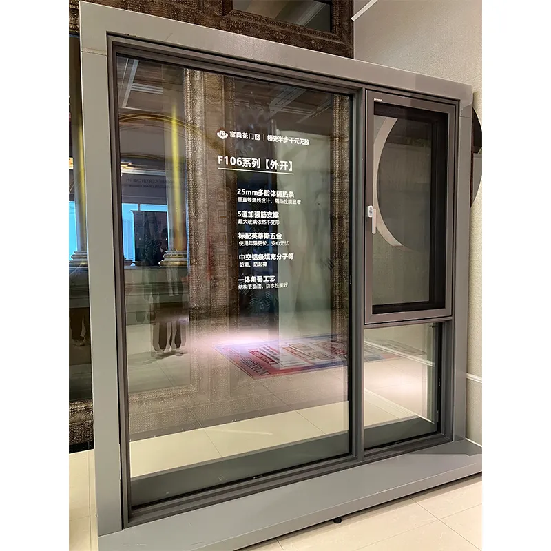 F106 Integrated Screen Outward Casement Window