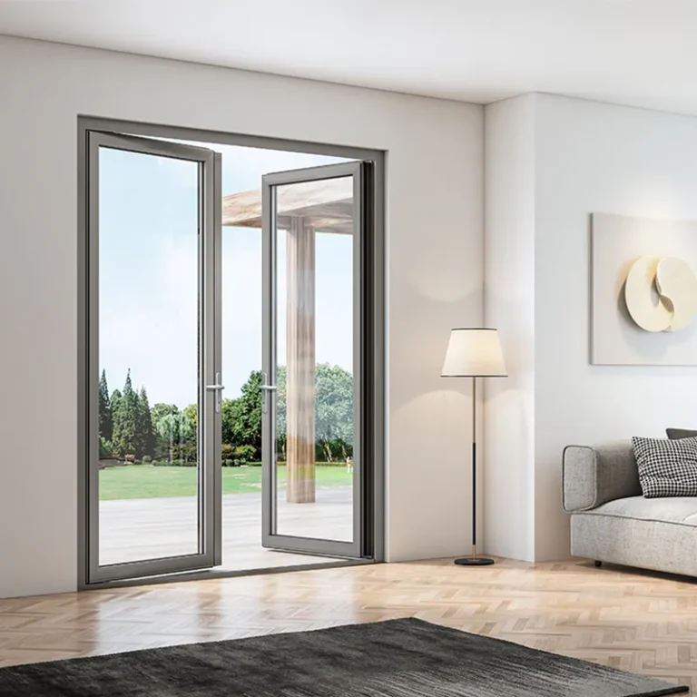 50 Series Plain Aluminum Hinged Door
