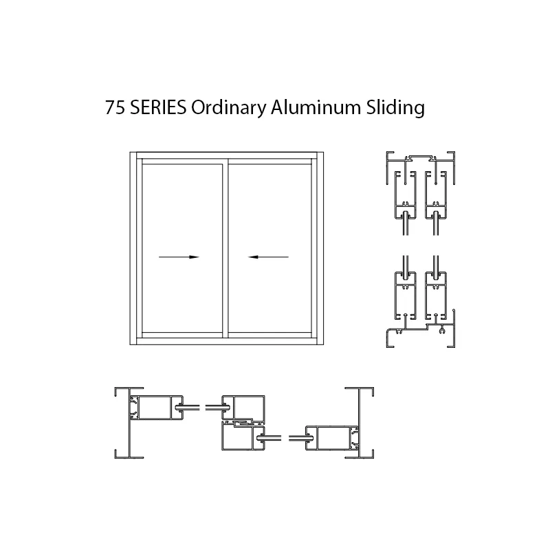 75 SERIES Ordinary Aluminum Sliding