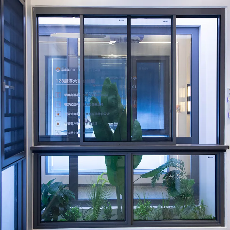 T128 Six-track Suspended Sliding Window
