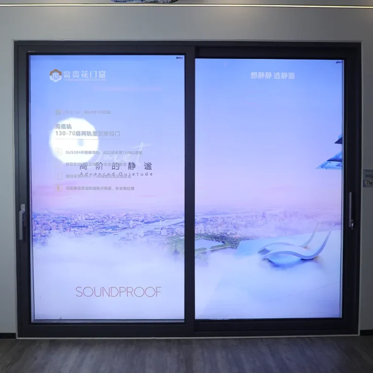 How can thermal insulation be effectively implemented for large-format aluminum alloy sliding doors leading to balconies in the cold northern states of the U.S.?
