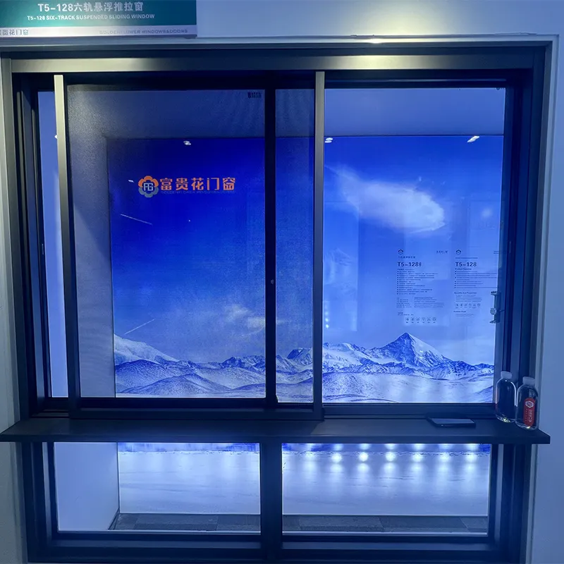 T128 Six-track Suspended Sliding Window