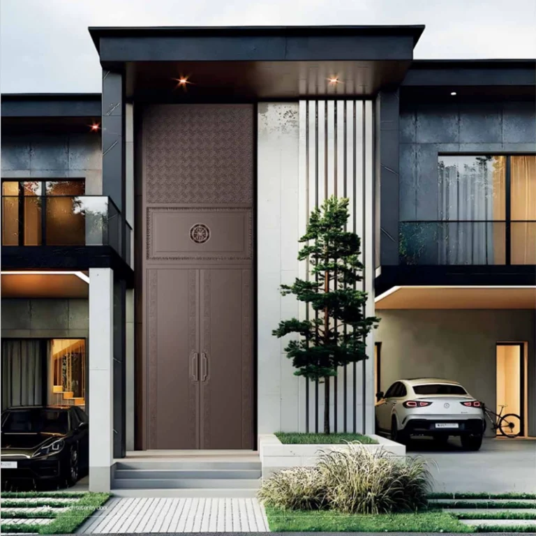 For street-facing residential units in U.S. cities, how can sound insulation and noise reduction be achieved for large sliding doors leading to scenic balconies?