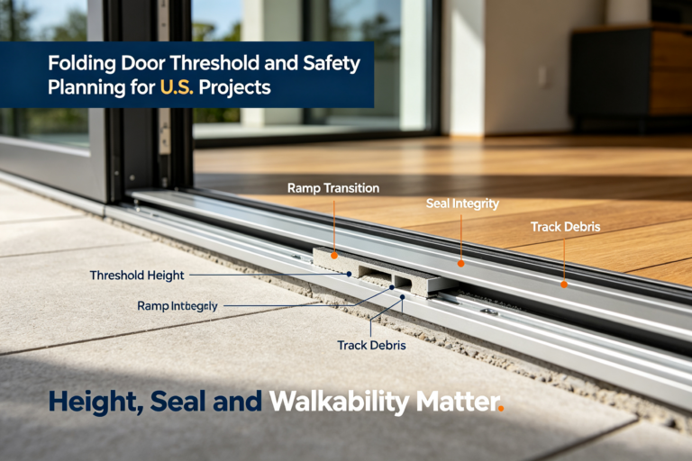 Folding Door Threshold and Safety Planning for U.S. Projects