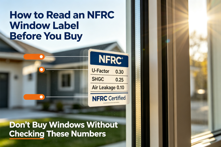How to Read an NFRC Window Label Before You Buy