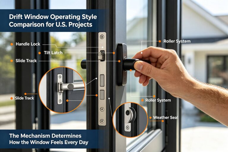 Drift window Operating Style Comparison for U.S. Projects