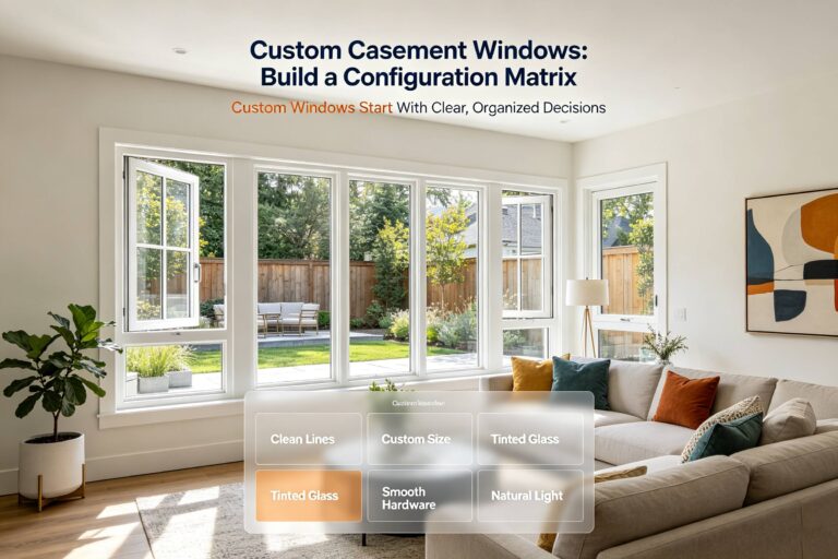 Custom Casement Windows: Build a Configuration Matrix
