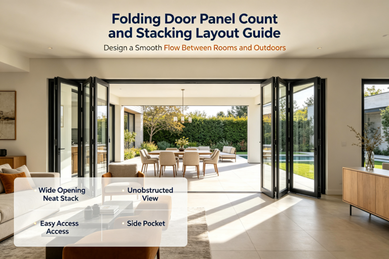 Folding Door Panel Count and Stacking Layout Guide