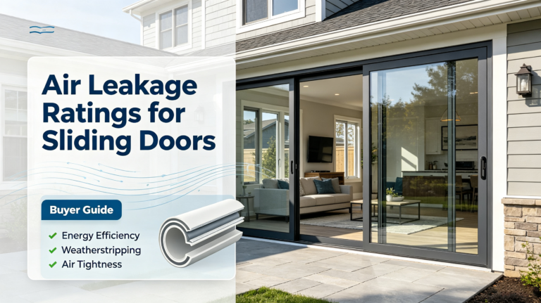 Air Leakage Ratings for Sliding Doors: Buyer Guide
