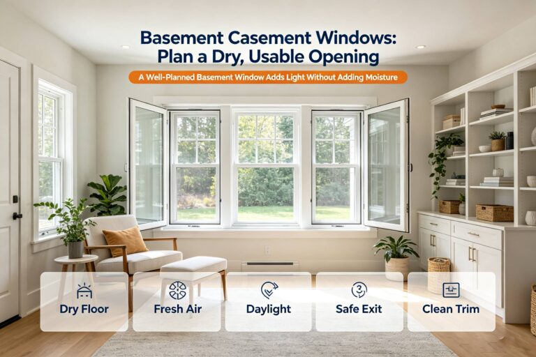 Basement Casement Windows: Plan a Dry, Usable Opening