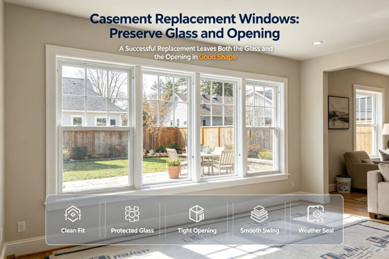 Casement Replacement Windows: Preserve Glass and Opening