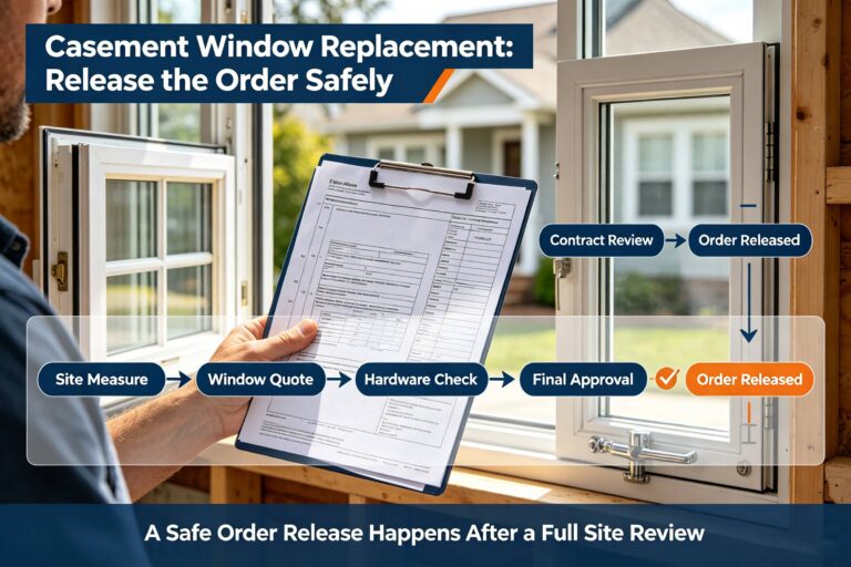 Casement Window Replacement: Release the Order Safely