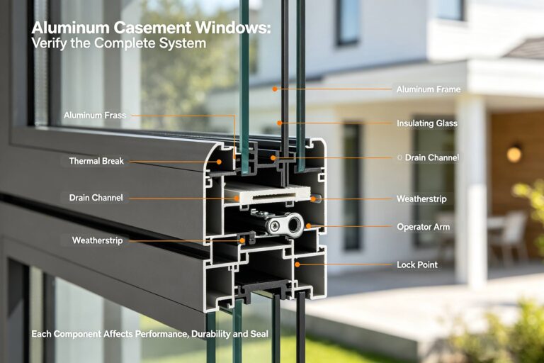 Aluminum Casement Windows: Verify the Complete System