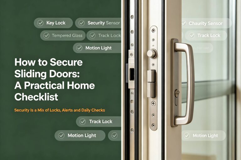 How to Secure Sliding Doors: A Practical Home Checklist