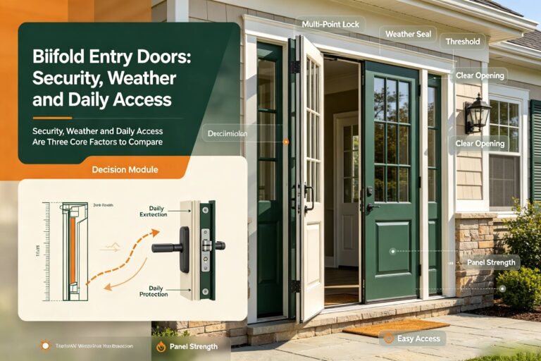 Bifold Entry Doors: Security, Weather and Daily Access