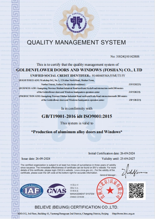 QUALITY MANAGEMENT SYSTEM